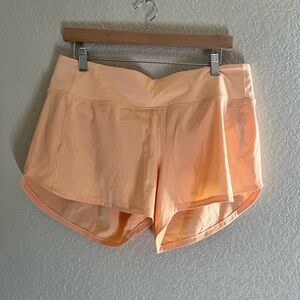 NWOT Lululemon Speed Up MR Shorts 4”